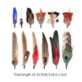 thumbnail image 2 of Disfraz de sombrero de plumas de vaquero para sombrero Fedora, 2 of 10