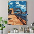 thumbnail image 4 of Sydney Harbour Bridge Canvas Painting/Wall Art， Suitable for Living Room， Bedroom， Office， Corridor， and Hotel Decoration., 4 of 8
