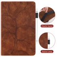 thumbnail image 4 of Tree Pattern Case for Samsung Galaxy Tab A8 10.5 inch 2022 SM-X200/X205/X207,Dteck Magnetic Premium PU Leather Hybrid Rubber Card Slot Wallet Folio Kickstand Cover with Pen Holder,Brown, 4 of 5