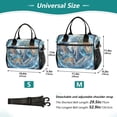 thumbnail image 2 of Lunch Bag Insulated Lunch Box Leakproof Reusable Cooler Tote Adjustable Shoulder Strap for Men Women Elephant Zebra Tiger Bear Dolphin 9L, 2 of 6