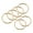 Gold Tone, variant on 45mm OD Metal O Ring Iron Electroplated Gold Tone 10 Pack
