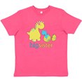 thumbnail image 3 of Inktastic Big Dinosaur Sister Youth T-Shirt, 3 of 5