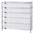 thumbnail image 1 of Wire Shelving Unit With Bins Clear, 1 of 1