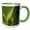 Green/White, variant on 3drose, Usa, Florida, Palmetto, Sabal Palmetto, Detail, 15oz Two-tone Green Mug