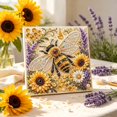 thumbnail image 2 of Animal Pearl Art DIY Craft Kit 5D Diamond Painting for Adults Beginner, Handmade Pearl Beads Diamond Dots Painting Gem Sparkling Horse Home Wall Decoration (Bee), 2 of 6