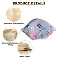 thumbnail image 3 of Bolsa de almacenamiento de cosméticos portátil impermeable para mascarillas de estudiantes Laklulu, 3 of 5