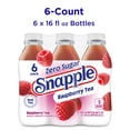 thumbnail image 4 of Snapple Zero Sugar Raspberry, Bottled Tea Drink, 16 fl oz, 6 Bottles, 4 of 13