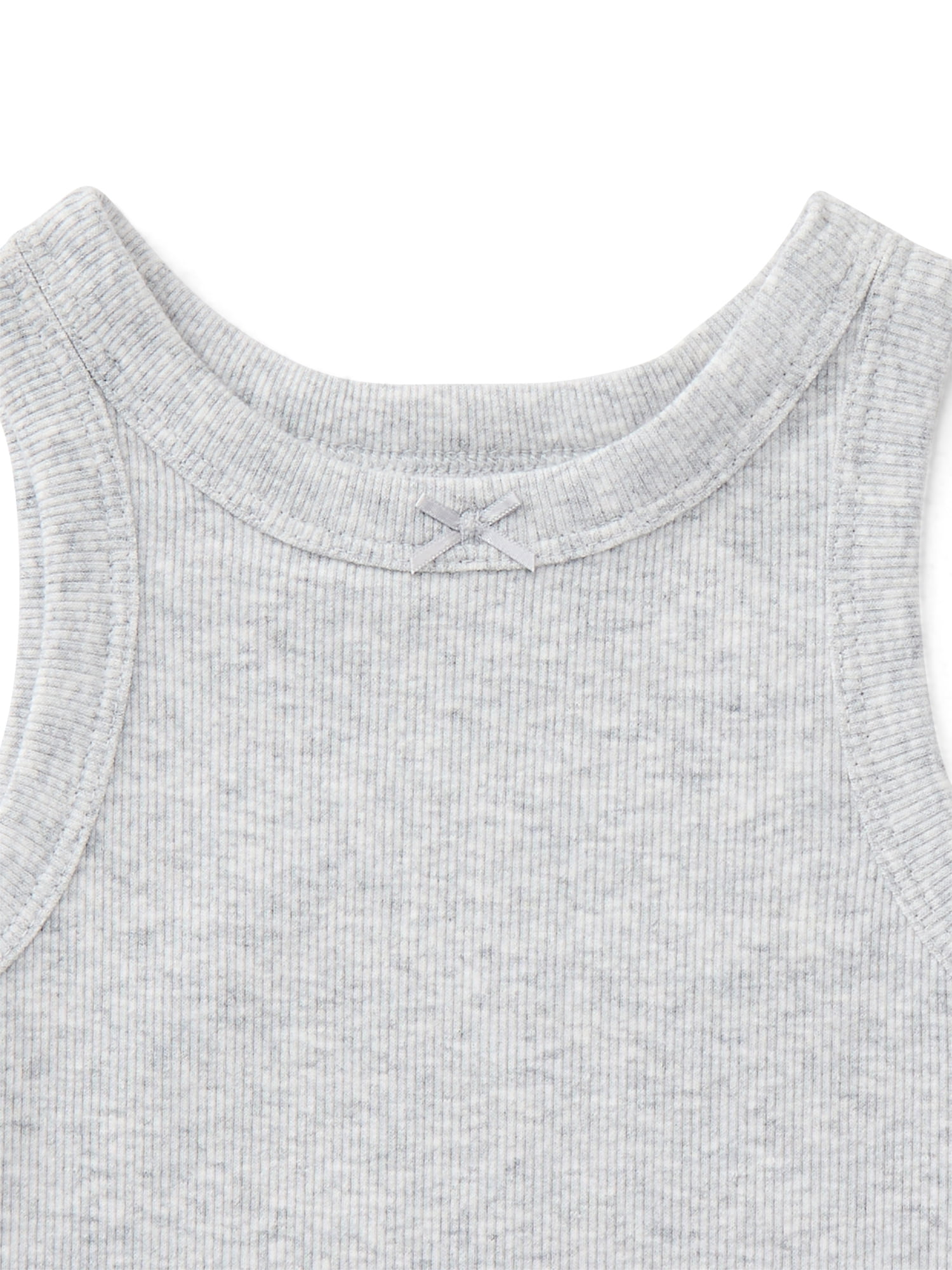 Wonder Nation Toddler Girls Ribbed Tank Top, 2-Pack, Sizes 18M-5T