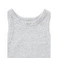 thumbnail image 2 of Wonder Nation Toddler Girls Ribbed Tank Top, 2-Pack, Sizes 18M-5T, 2 of 3