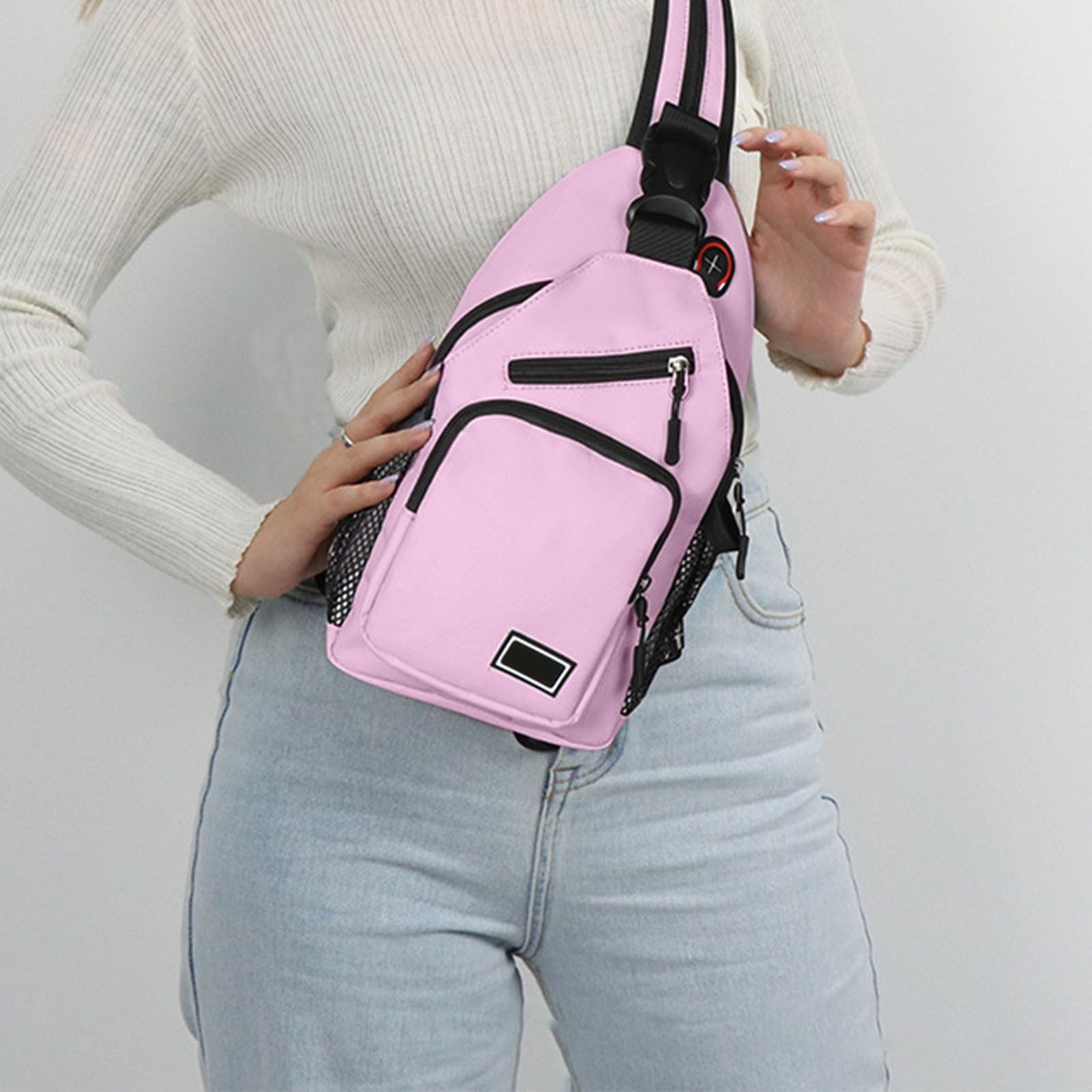 Sac à Main Bandoulière En Toile - Couleur Taupe, Sac De Jour, NEUF Sans étiquettes