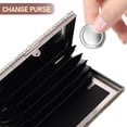 thumbnail image 3 of Rhinestone Card Holder Multifunctional Organizer For Credit Cards Metal Wallet Metal Wallet Card Holder Card Organizer Credit Card Organizer, 3 of 7