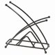 thumbnail image 1 of Standing Metal Tissue Holder Geometric Heavy Duty Iron Dining Table Paper Towel Napkin Clip Dispense, 1 of 5