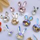 thumbnail image 4 of Juego de 9 adornos para uñas de conejito de Pascua en 3D, cristales, diamantes de imitación, gemas para diseño de uñas acrílicas, decoración de uñas para mujer, joyería artesanal DIY., 4 of 6