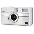 thumbnail image 2 of KODAK EKTAR H35N Half Frame Retro Film Camera (Striped Silver) Plus a Bonus Microfiber Cleaning Cloth, 2 of 11