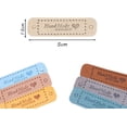 thumbnail image 2 of Etiquetas para coser, 60 piezas, etiquetas de cuero hechas a mano, etiquetas de tela, etiquetas hechas a mano, etiquetas tejidas para coser, etiquetas para ropa, manualidades de costura DIY TUNC Sencillez, 2 of 5
