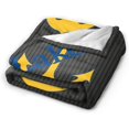 thumbnail image 2 of Lake Superior State University Logo Fleece Blanket, Very Soft Microfiber Flannel Blanket for Couch Warm and Cozy for All Seasons, 2 of 6