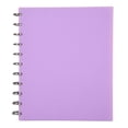 thumbnail image 2 of Talia Notebook Planner, Customizable – 03228 (Lavender /Silver Discs, Letter (8.5in x 11in), 2 of 2