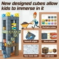 thumbnail image 3 of Magnetic Blocks-Build Mine Magnet World Sword Edition Mine Sword Caverns Magnet Classroom Must Haves Toddler Toys for Boys & Girls Age 3-4 4-5 6-8, Sensory Montessori Toys for Kids for 3+, 3 of 7
