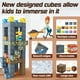 thumbnail image 3 of Magnetic Blocks-Build Mine Magnet World Sword Edition Mine Sword Caverns Magnet Classroom Must Haves Toddler Toys for Boys & Girls Age 3-4 4-5 6-8, Sensory Montessori Toys for Kids for 3+, 3 of 7