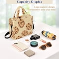 thumbnail image 4 of Chocolate Chip Cookies Small Corduroy Tote Bag Handbag Large Messenger Bag Shoulder Crossbody Zipper Bag Purse, 4 of 8