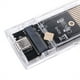 thumbnail image 2 of WDOplteas Caja M.2 NVME PCIe SSD Caja Unidad Estado Sólido USB3.1 (Caja Transparente/NVME), 2 of 9