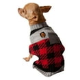 thumbnail image 1 of Holiday Time Buffalo Check avec pull pour chien à poche, 1 of 3