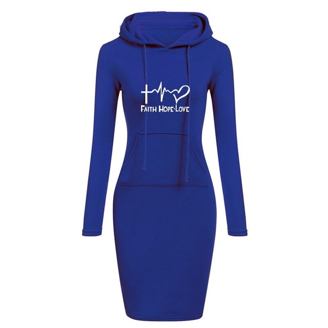 2022 Spring Autumn Sweatshirt Long-Sleeved Dress Woman Clothing Hooded Collar Pocket Simple Casual Lady Dress SweatshirtS Gao Jinjia LED