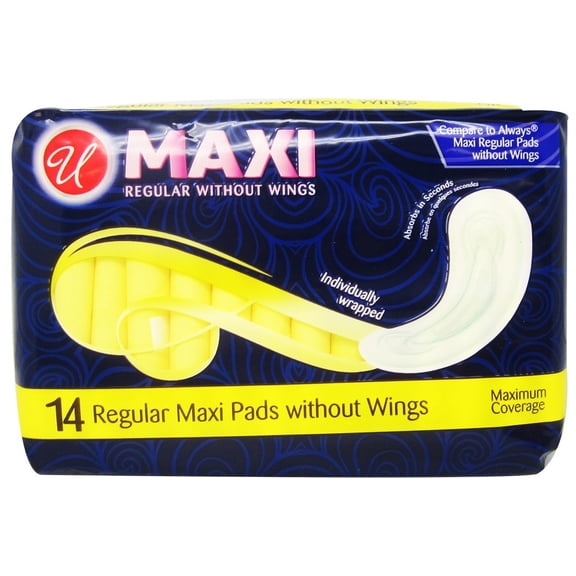 . case of [24] maxi regular - 14 pack, no wings .
