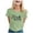Green_001, variant on Womens Graphic T Shirts Casual Short Sleeve Crew Neck T Shirt with Bride Letter Print for Wedding and Everyday Wear Womens Tops White_001,XXL
