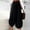 Black, variant on Harem Pants for Women Boho Style Elastic High Waisted Barrel Trousers Wide Leg Comfy Balloon Pants Breathable Baggy Pants
