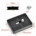 thumbnail image 3 of RHEA- 4Xpu50 Quick Release Plate For Digital Camera Tripod Ballhead Lens Mount Adapter, 3 of 6