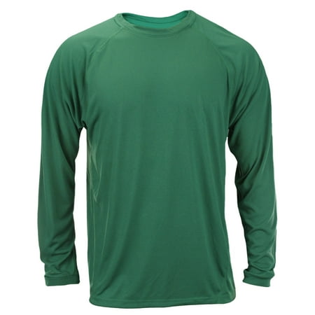 Adidas Long Sleeve Top - Adidas Big Mens Long Sleeve Climalite Shirt, Green