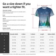thumbnail image 4 of Naloa Christmas Trees Men's T-Shirt Sport T-shirt Men's Basic Tee Casual Men's Shirt, Round Neck, Short Sleeves - XX-Large, 4 of 5
