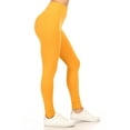 thumbnail image 2 of Women's Casual High Waist Solid Full Length Leggings, 2 of 5