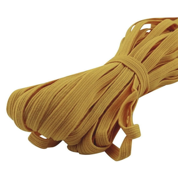 6mm 30 Meter Elastic Band Clothes Pants Sewing Repairing DIY Solid