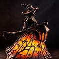 thumbnail image 2 of Gifts Under 20 Halloween Witch Lamp, Stained Glass Like Resin Witch Hat Lamp, Spooky Decorative Table Lamps, Indoor Holiday Party Atmosphere Lighting for Home, Porch, Tabletop Decor, 2 of 8