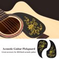 thumbnail image 3 of Adhesivo protector de púas con forma de coma para guitarra acústica (vid dorada), 2 uds., 3 of 9
