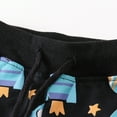 thumbnail image 4 of Usaibhir Toddler Boys Girls Thin Elastic Waist Sport Jogger Pants Kids Athletic Casual Cuffed Pull On Outwear Sweatpants for 7T Black, 4 of 7