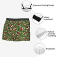 thumbnail image 3 of Gukieu Christmas Hat sock Print Men's Boxer Briefs, High Elastic Moisture Wicking Boxer Briefs Underwear-Small, 3 of 5