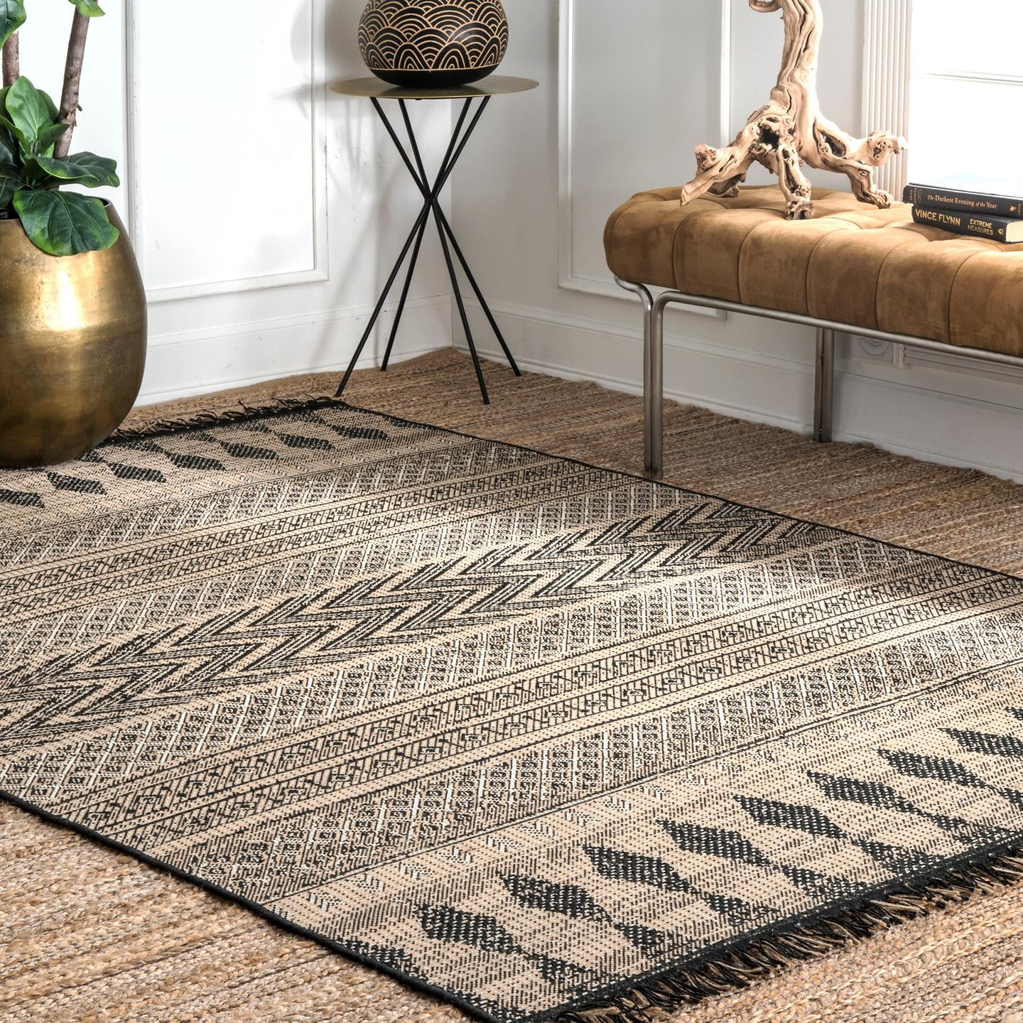 nuLOOM Modern Aztec Nicki Area Rug or Runner