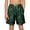 Army Green, variant on Boys Swim Trunks with Zipper Pockets, Quick Dry Double Layer Board Shorts, Elastic Waist Beach Shorts with Tropical Prints for Kids