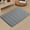 A-Dark Gray, variant on Yarino Bathroom Rugs Sets 3 Piece Set Toilet Carpet Sets Household Supplies 3 Piece Bathroom Rug Set Bathroom Anti-Slip Mat Solid Color Bathroom Toilet Floor Mat Blue Size 32in x 20in