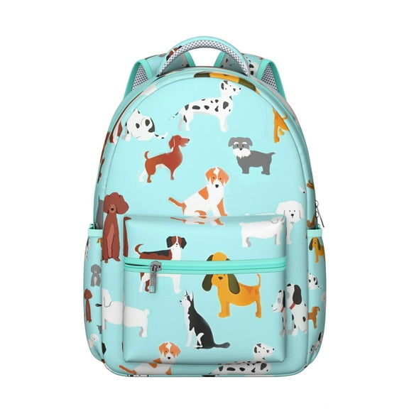 "Durable Dog Backpack for Work & School - Cute Waterproof Laptop Bag, Comfortable Shoulder Straps, Stylish Design for Pet Enthusiasts, Great for Commuters"
