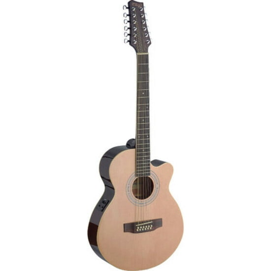 stagg 12 string electro acoustic guitar