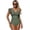 Army Green, variant on Minjewel Women's Slimming One-Piece Swimsuit with Ruched Tummy Control, Solid Color Bathing Suit with Triangle Liner, High Waist Swimwear for Women,Army Green,XL