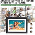 thumbnail image 3 of Upgrade 10.1" 32GB Digital Picture Frame,Wifi Smart Photo Frame,1280*800 HD IPS Touch Screen,Easy Share Photos Videos via Frameo App from Anywhere,Perfect for Gift,Black, 3 of 11