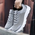 thumbnail image 4 of NOKIO Men's Running Shoes Non-S𝗅ip Walking Sneakers Lightweight Wide Width Workout Shoes 𝖫a𝖼e Up Casual Sports Shoes Breathable Mesh Outdoor Athlet𝗂c Shoes for Back to College, 4 of 8