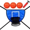 thumbnail image 1 of Trampoline Basketball Hoop Set with PVC Net for Kids Multi Color Suitable for Various Trampoline, 1 of 7