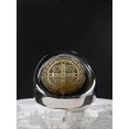 thumbnail image 4 of Two Tone Titanium Stainless Steel Catholic St Benedict Medal Cross Ring for Men Women, 4 of 4