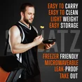 thumbnail image 3 of SQUATZ 150 Meal Prep Containers with Lids for Adults - 33oz, Microwave Safe, Reusable Food Storage, Freezer Safe, Leak-Free Lunch Container - Includes Utensils - SQFC150-1, 3 of 7